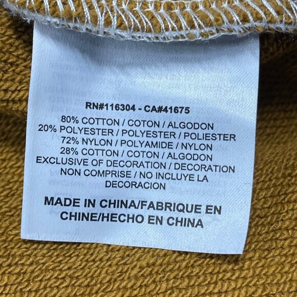 Converse Colorblock Hoodie Navy Mustard & White Panels S Alt Terrain - Picture 5 of 9